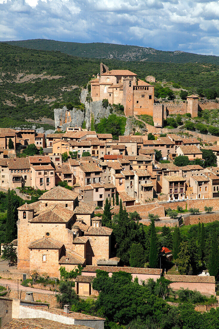 Spain,Aragon,Province of Huesca,Alquezar (sierra de guara)