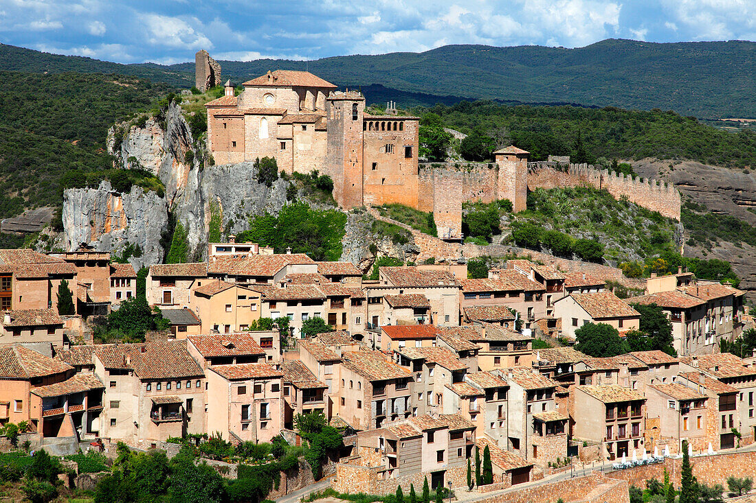 Spain,Aragon,Province of Huesca,Alquezar (sierra de guara)