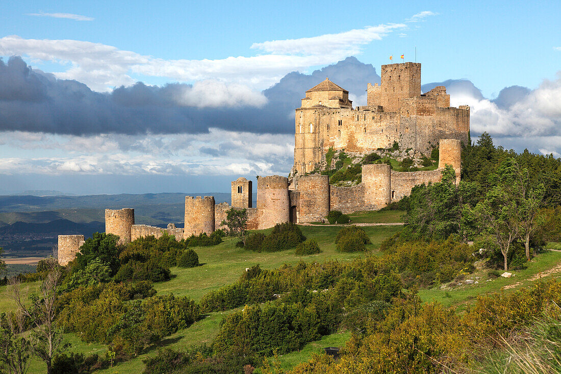 Spain,Aragon,Province of Huesca,Loarre,Loarre castle