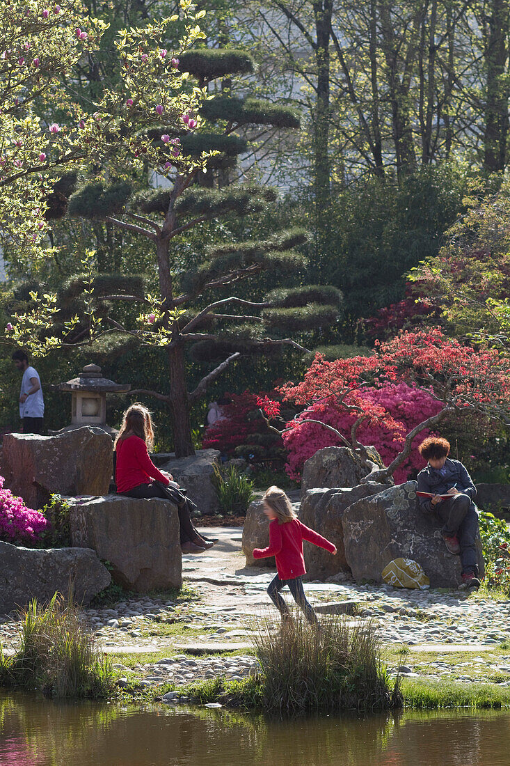 France,Nantes,44,ile de Versailles,Japanese garden,spring