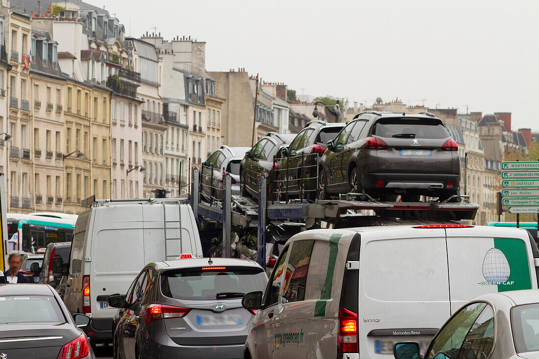 Frankreich,Paris,75,5. Arrondissement,Quai Saint Michel,Verkehr