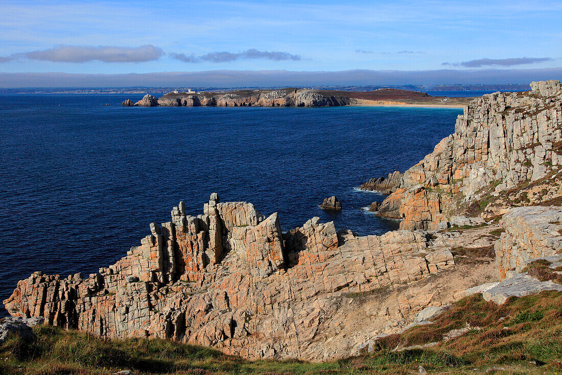 France,Brittany,Finistere department (29),Crozon peninsula,Camaret sur mer,pointe of penhir