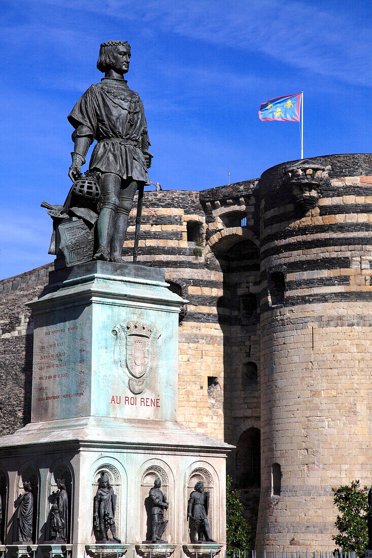 France,pays de la loire,Maine et Loire (49),Angers,king Rene and castle