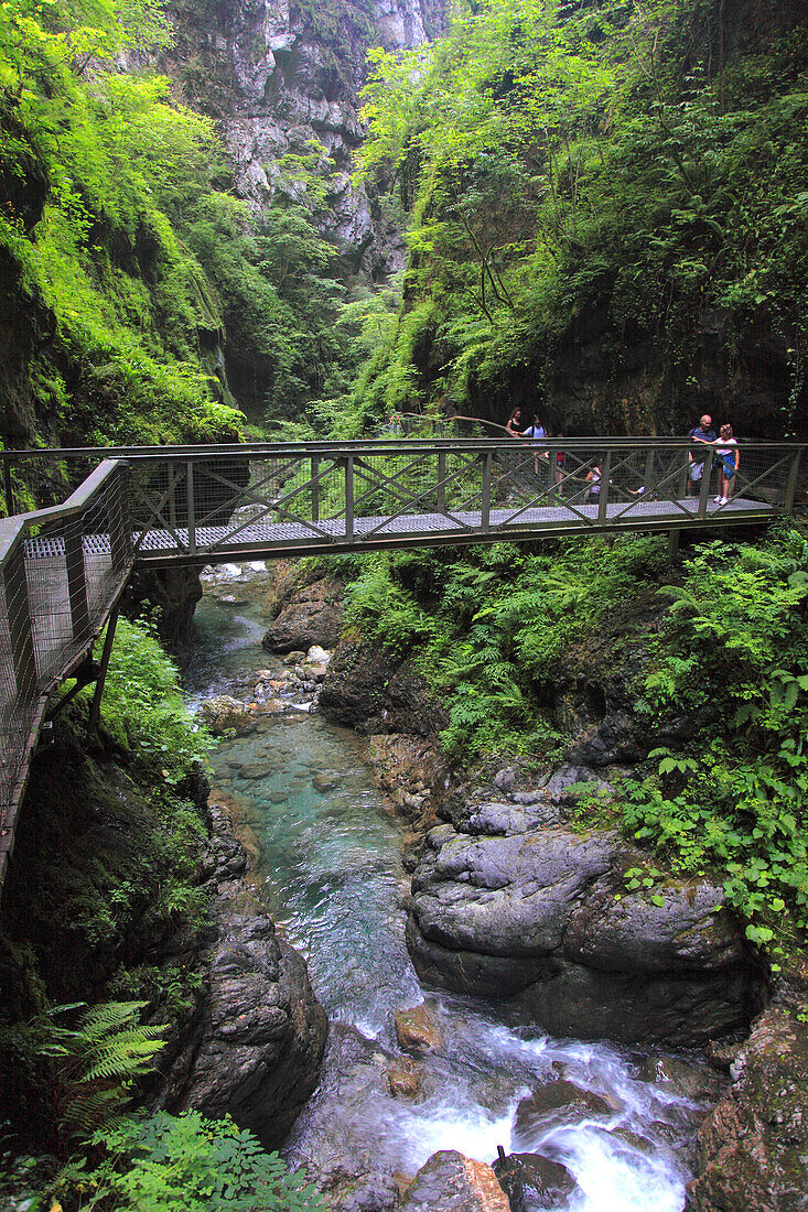 Frankreich,Nouvelle Aquitaine,Pyrenees atlantique (64),French Basque country,Sainte Engrace,Kakouetta gorges