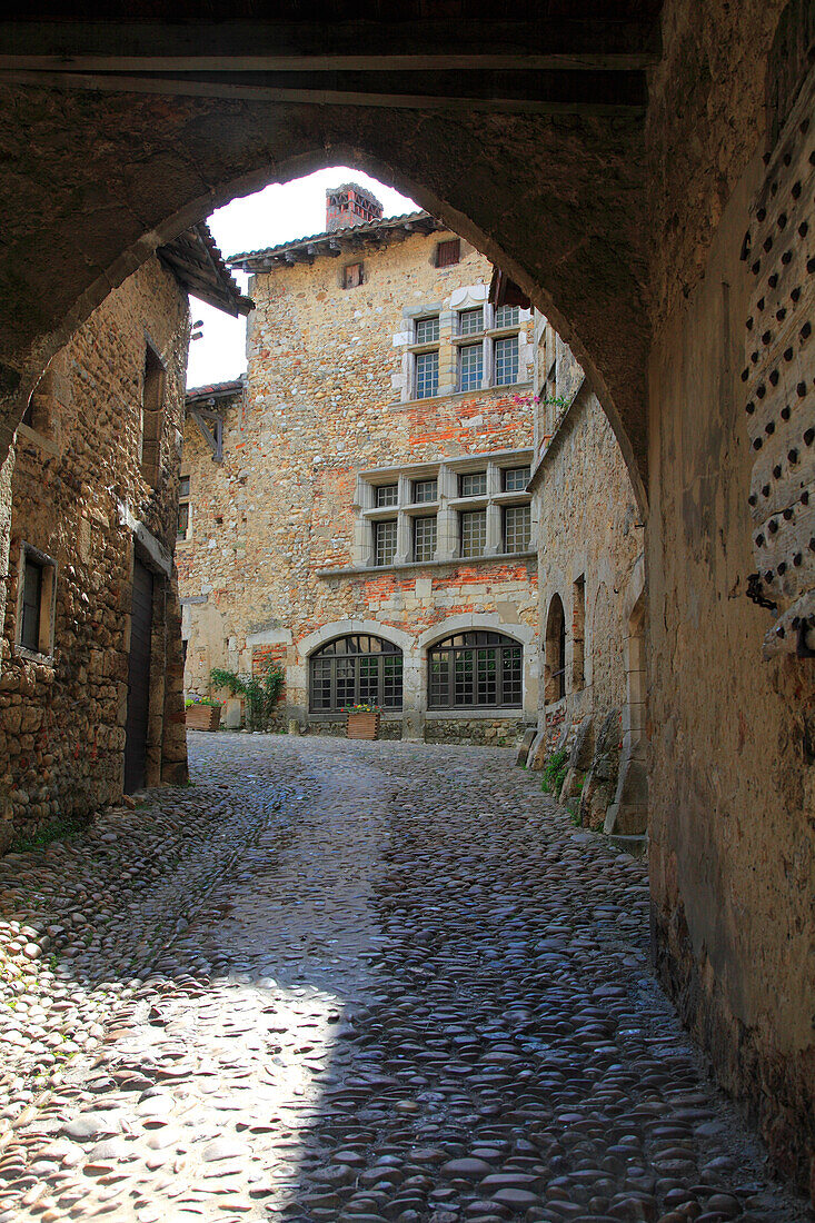 France,Auvergne Rhone Alpes,Ain department (01),Perouges (medieval village)