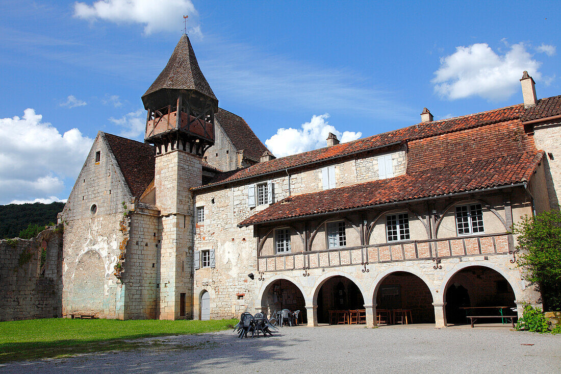 France,Occitanie,Lot departement (46),Cele valley,Espagnac Sainte Eulalie,Notre Dame du Val Paradis priory