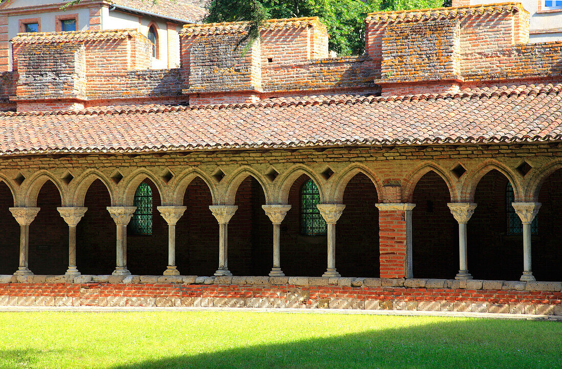 Frankreich,Okzitanien,Tarn et garonne (82),Moissac,Abtei Saint Pierre,der Kreuzgang,Unesco Weltkulturerbe