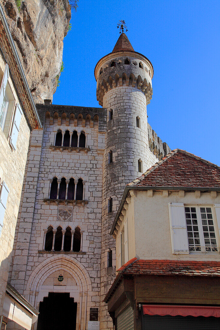 France,Occitanie,Lot department (46),Rocamadour,bishop palace