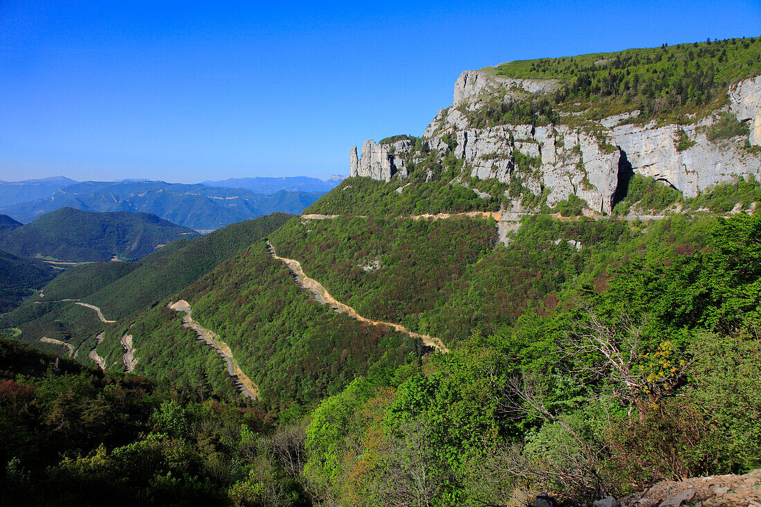 France,Auvergne Rhone Alpes,Drome department (26),col de Rousset near Die