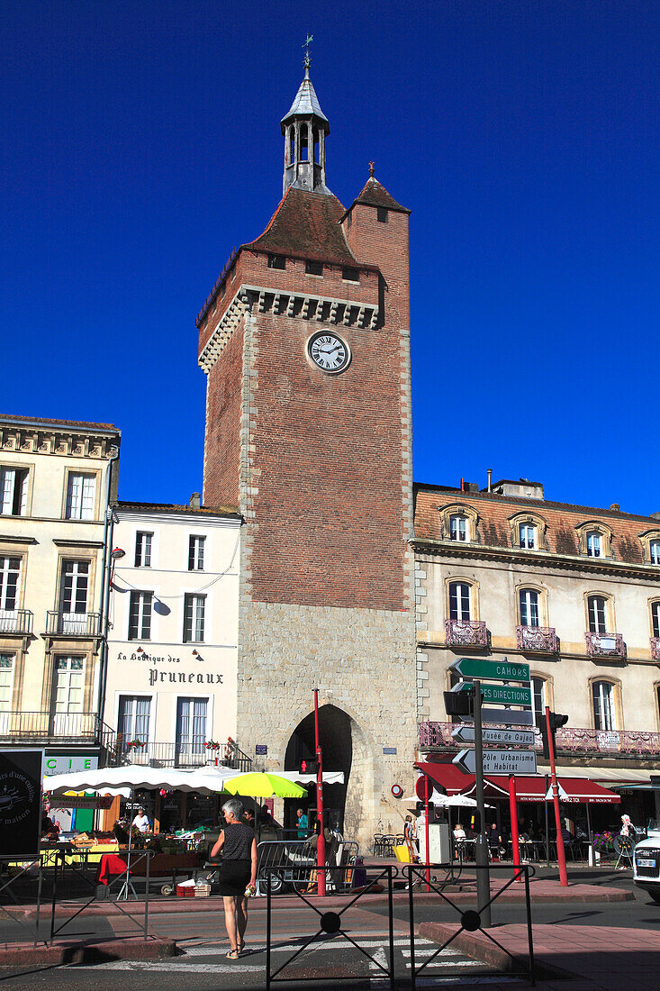 Frankreich,Nouvelle Aquitaine,Lot et Garonne department (47),Villeneuve sur Lot,Paris gate