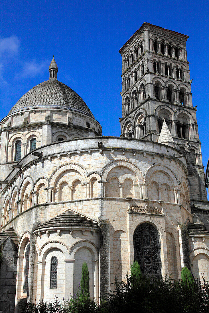 France,Nouvelle Aquitaine,Charente department(16) ,Angouleme,Saint Pierre cathedral