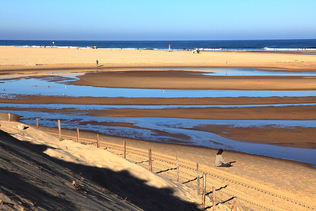 France,Nouvelle Aquitaine,Landes department (40),Moliets et Maa,Moliets plage