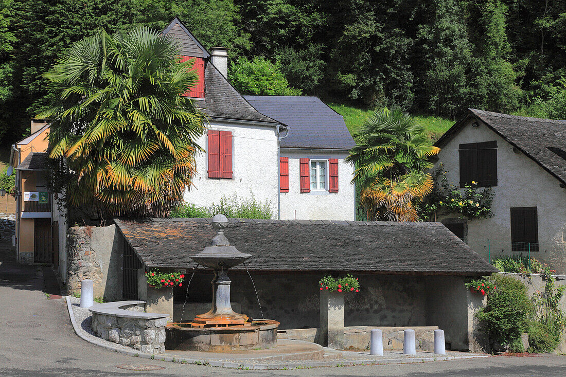 Frankreich,Nouvelle Aquitaine,Pyrenees Atlantiques department (64),Bearn,Aspe valley,Sarrance