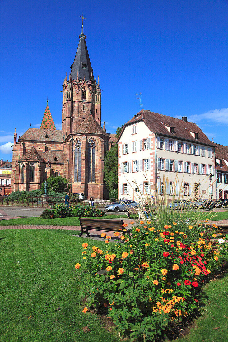 France,Grand-Est,Bas Rhin (67) Alsace,Wissembourg,Saint Pierre and paul abbatial church