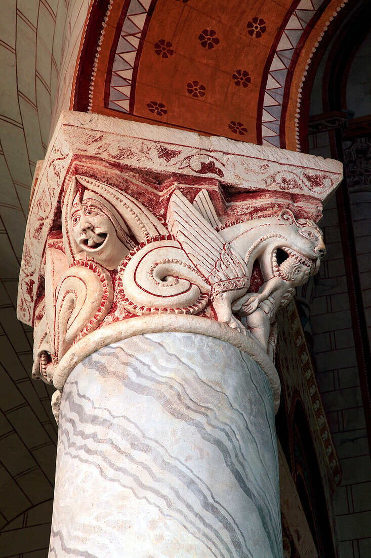 France,Nouvelle Aquitaine,Vienne department,Chauvigny,medieval city,Saint Pierre collegiate church