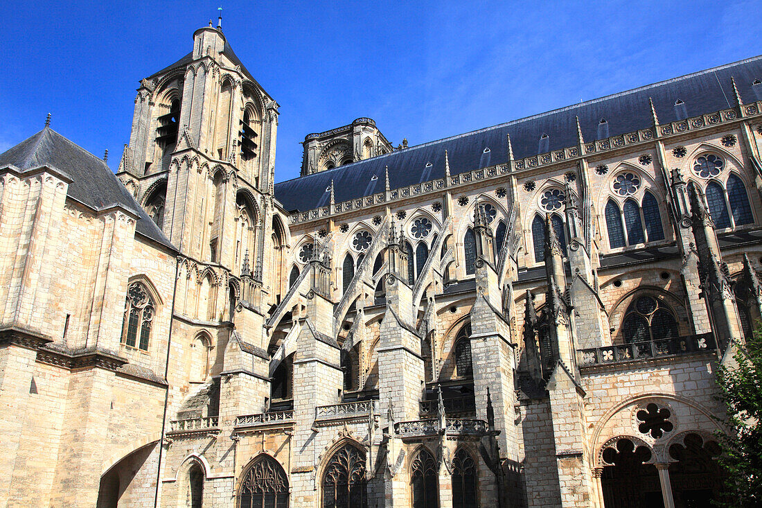 France,Centre Val de Loire,Cher department,Bourges,Saint Etienne cathedral (unesco world heritage)