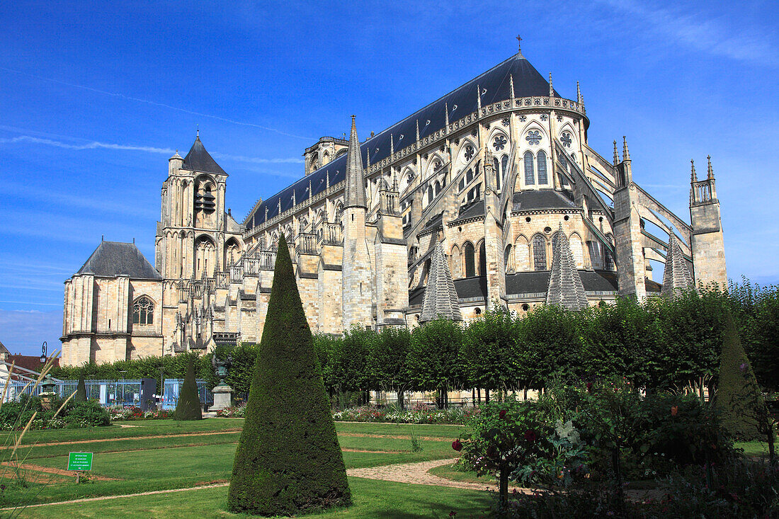 France,Centre Val de Loire,Cher department,Bourges,Saint Etienne cathedral (unesco world heritage)