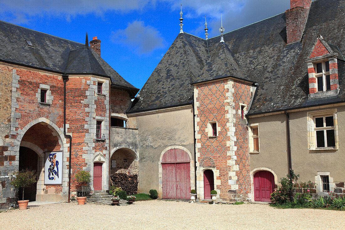 France,Centre Val de Loire,Cher department,La Chapelle d'Angillon,the castle