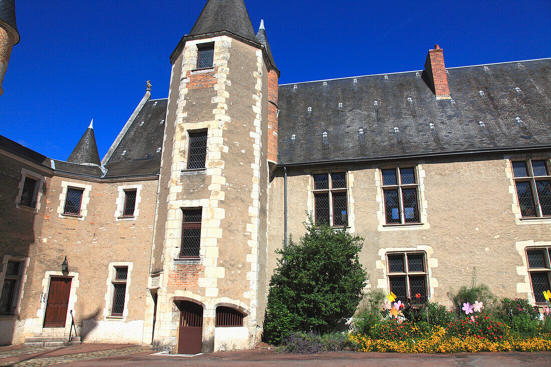 Frankreich,Centre Val de Loire,Cher department,Aubigny sur Nere,Stuarts castle