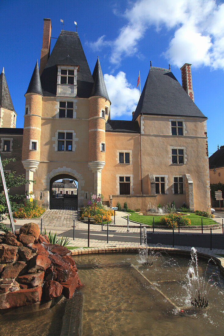 France,Centre Val de Loire,Cher department,Aubigny sur Nere,Stuarts castle