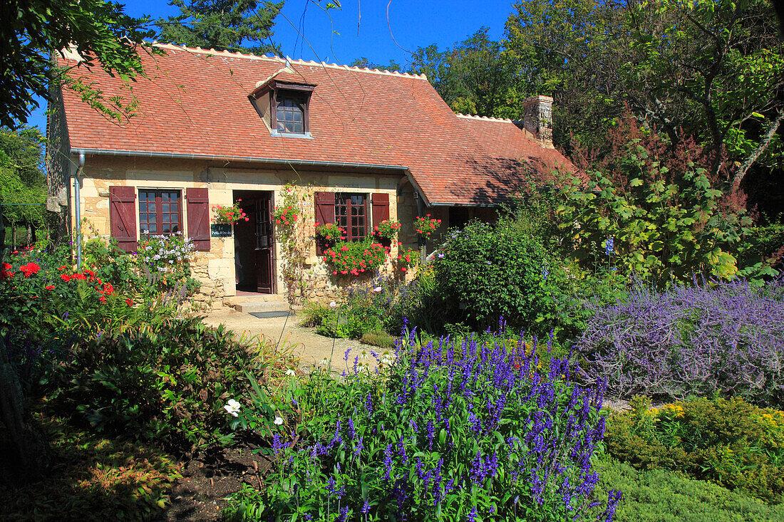 Frankreich,Centre Val de Loire,Cher department,Apremont sur Allier,le parc floral