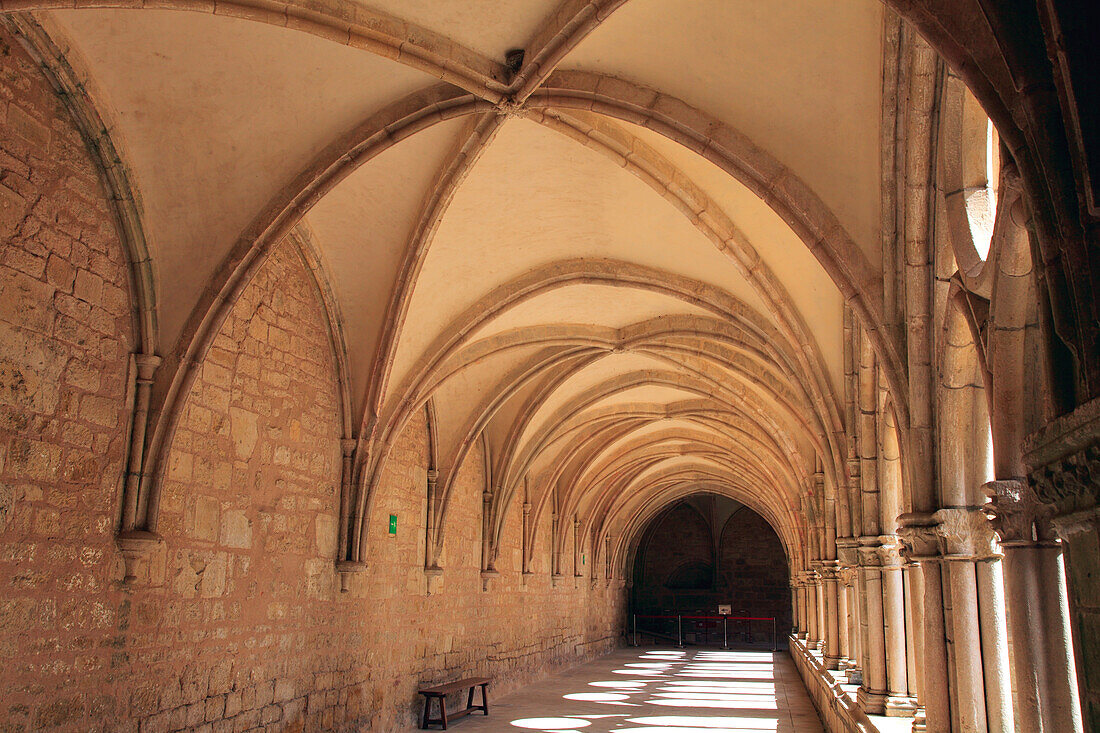 Frankreich,Centre Val de Loire,Cher department,Bruere Allichamps,Noirlac abbey,the cloister