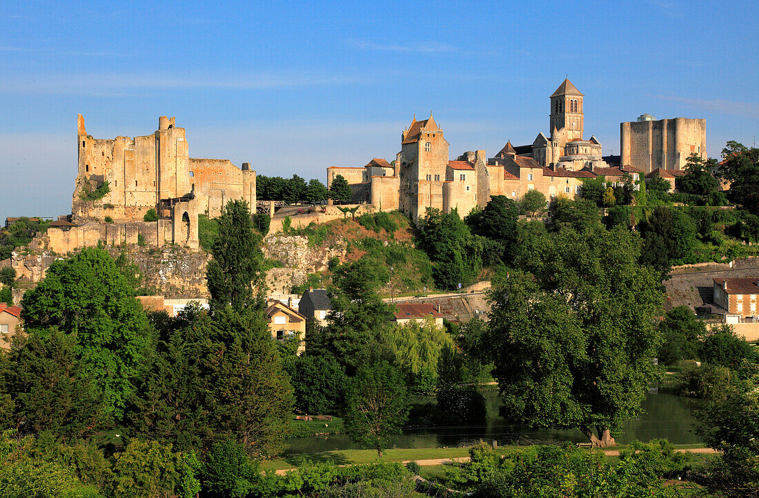 France,Nouvelle Aquitaine,Vienne department,Chauvigny,medieval city