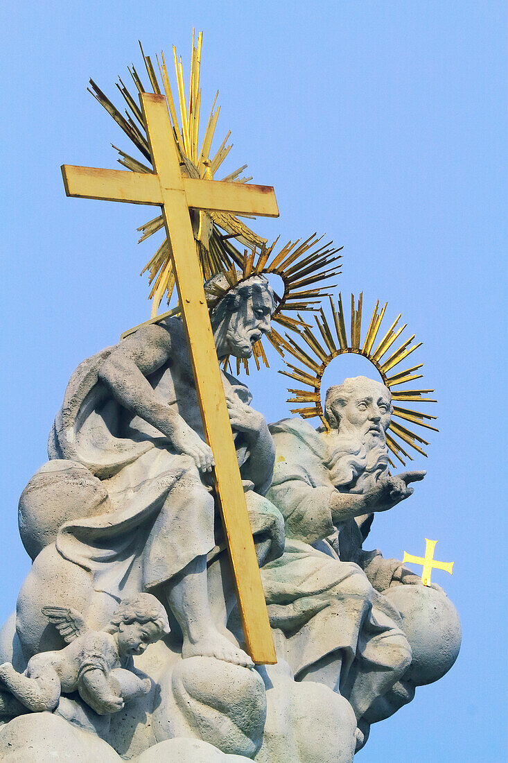 Europa,Ungarn,Budapest. Dreifaltigkeitsstatue