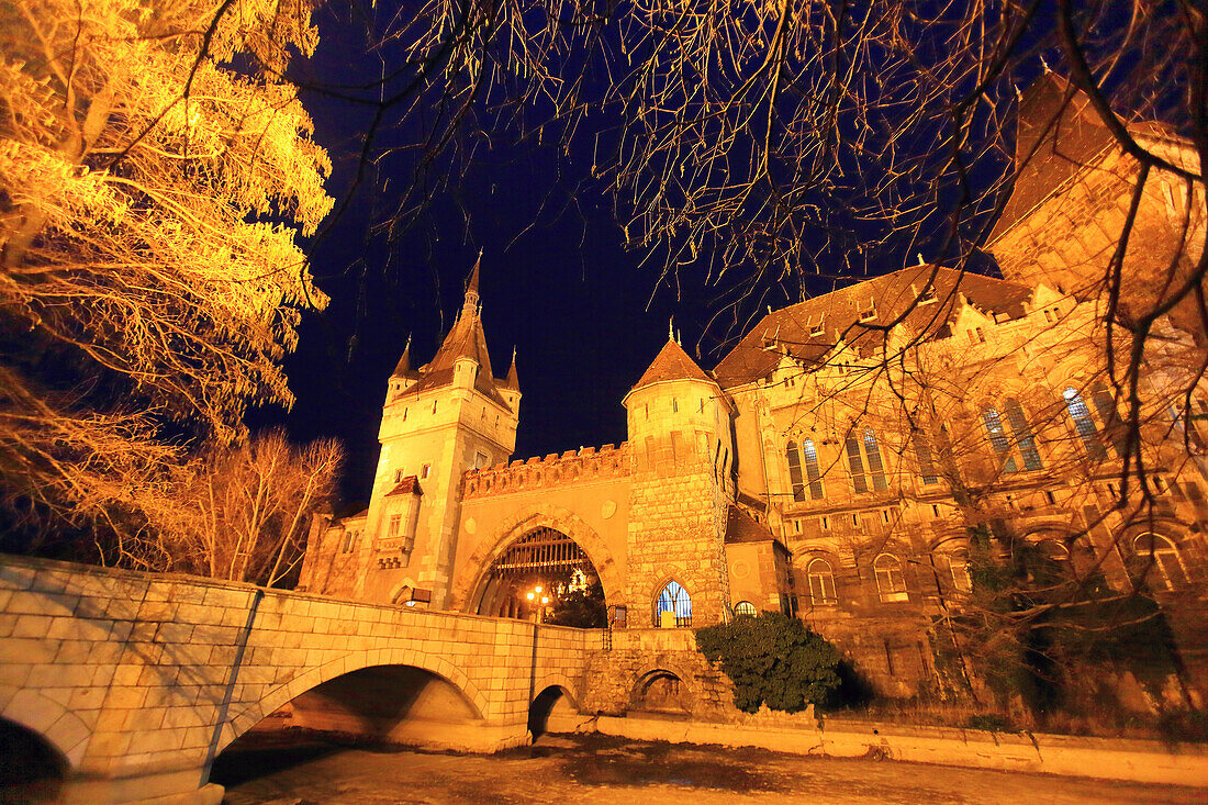 Europa,Hungary,Budapest. Vajdahunyad Castle,Varosliget.