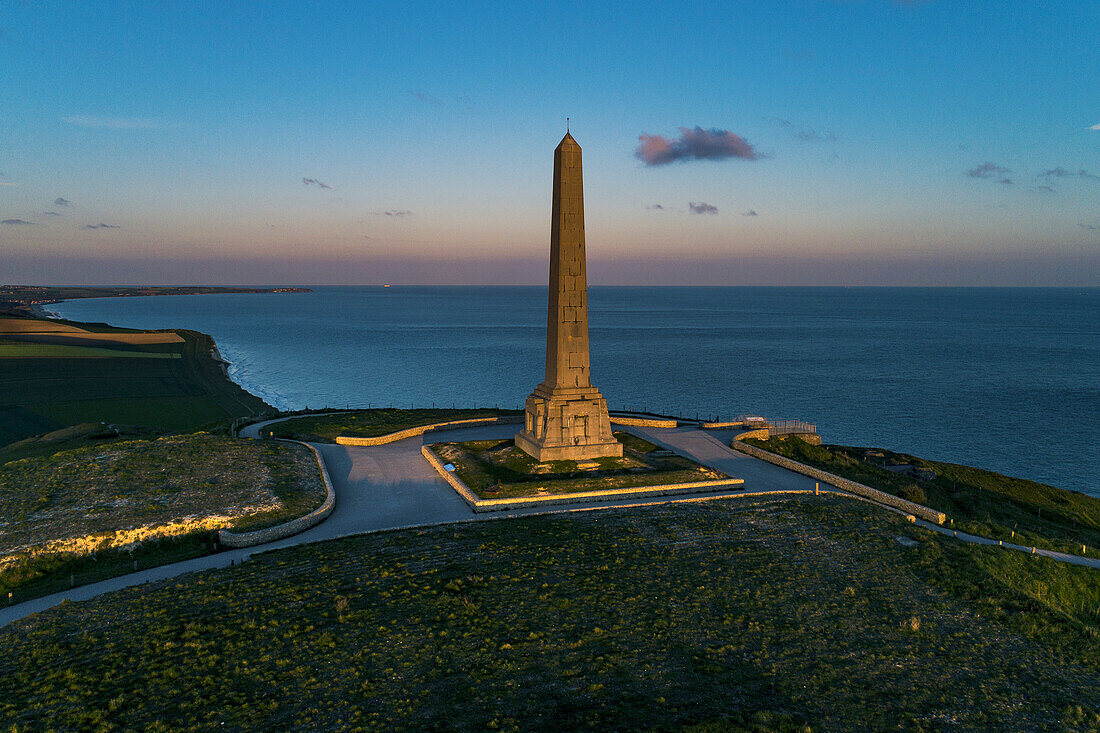 France,Hauts de France,Pas-de-Calais,. Blanc-Nez cape. Dover Patrol Monument