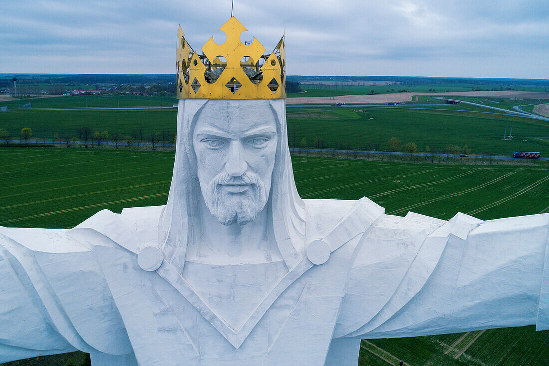 Polen,Swiebodzin,Riesige Christusstatue