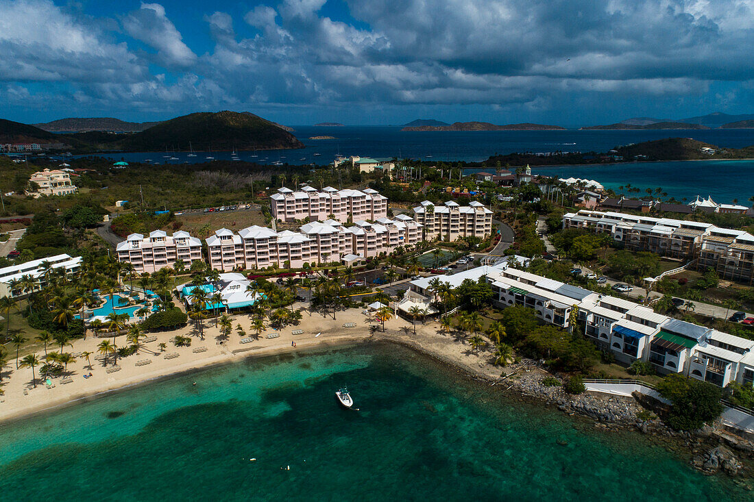 Karibik,Karibisches Meer,US-Jungferninseln,Saint Thomas Island. Kuhfladen-Bucht