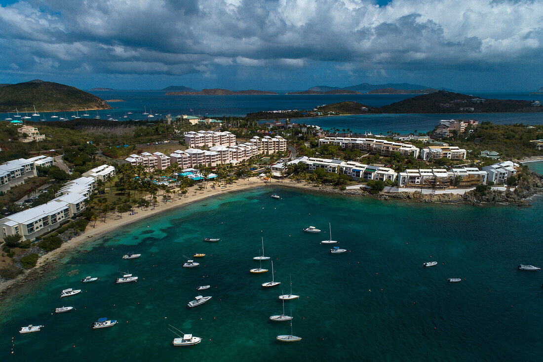 Karibik,Karibisches Meer,US-Jungferninseln,Saint Thomas Island. Kuhfladen-Bucht