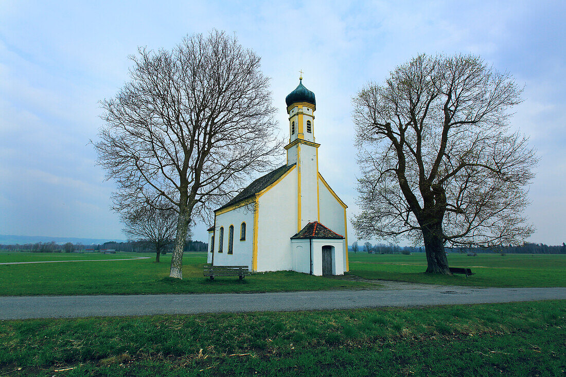 Deutschland,Bayern,Weilheim-Schongau,Raisting. St. Johann