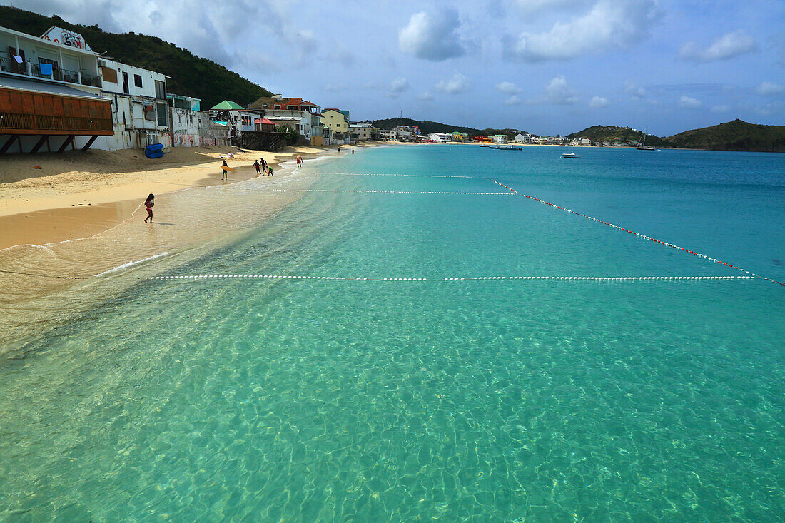 Caribbean,Sint Maarten,Grand-Case beach