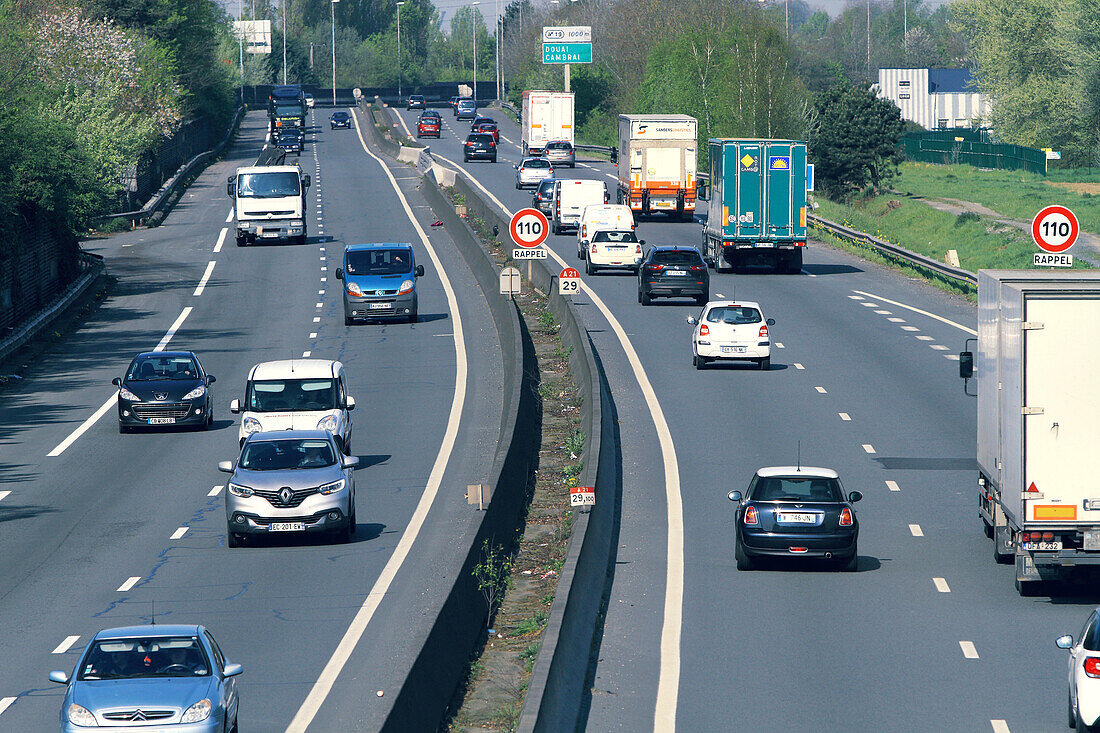 Frankreich,Highway A21