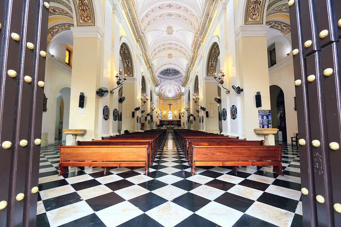 Usa,Puerto Rico,San Juan. Kathedrale