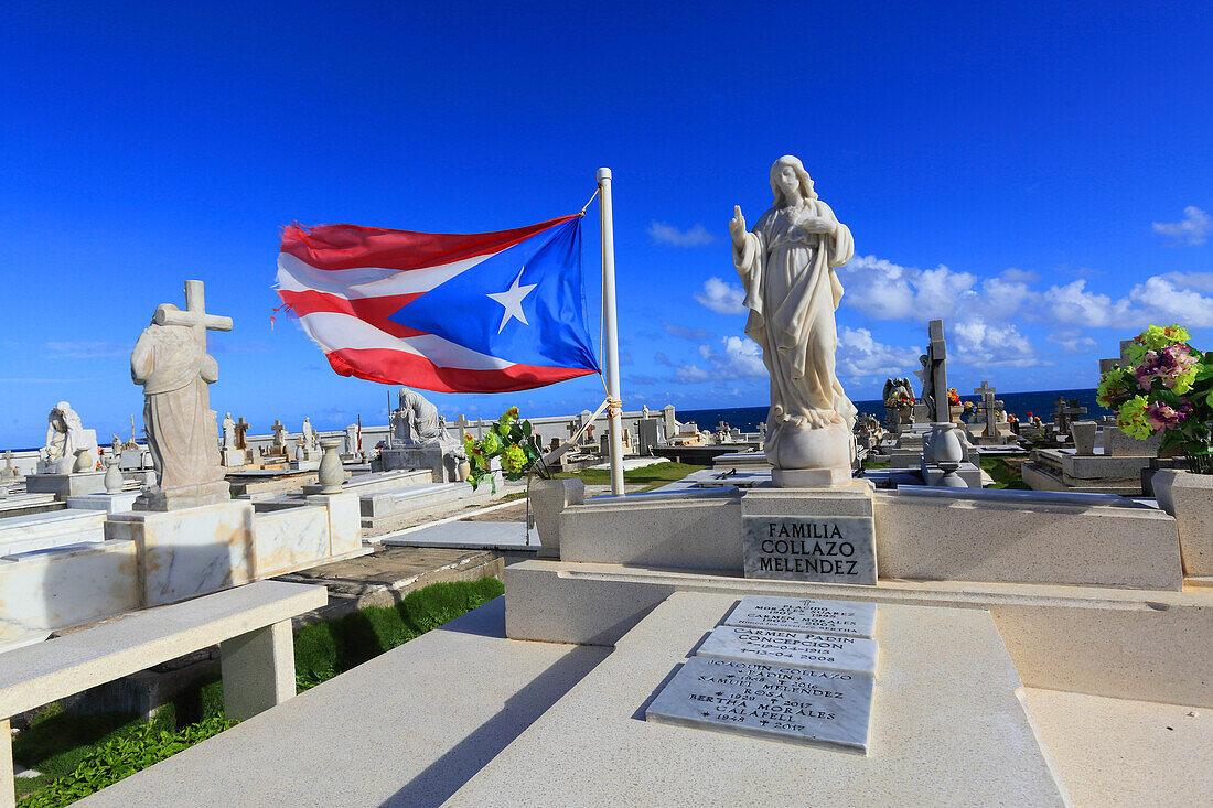 Usa,Porto Rico,San Juan. Santa Maria Magdalena Cemetery