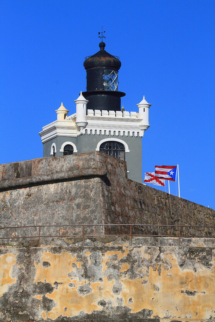 Usa,Puerto Rico,San Juan. El Morro Fortress (Festung)