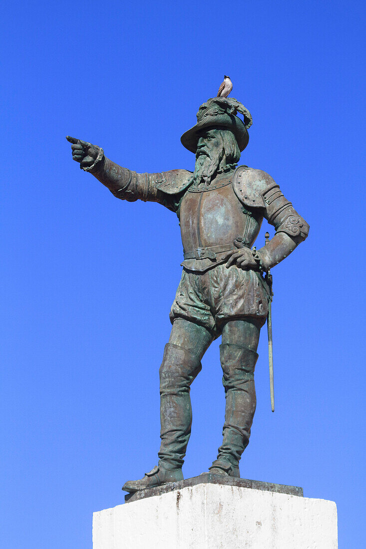 Usa,Puerto Rico,San Juan. Juan Ponce De Leon Statue