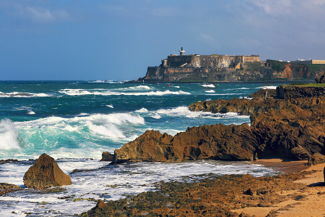 Usa,Porto Rico,San Juan. El Morro Fortress