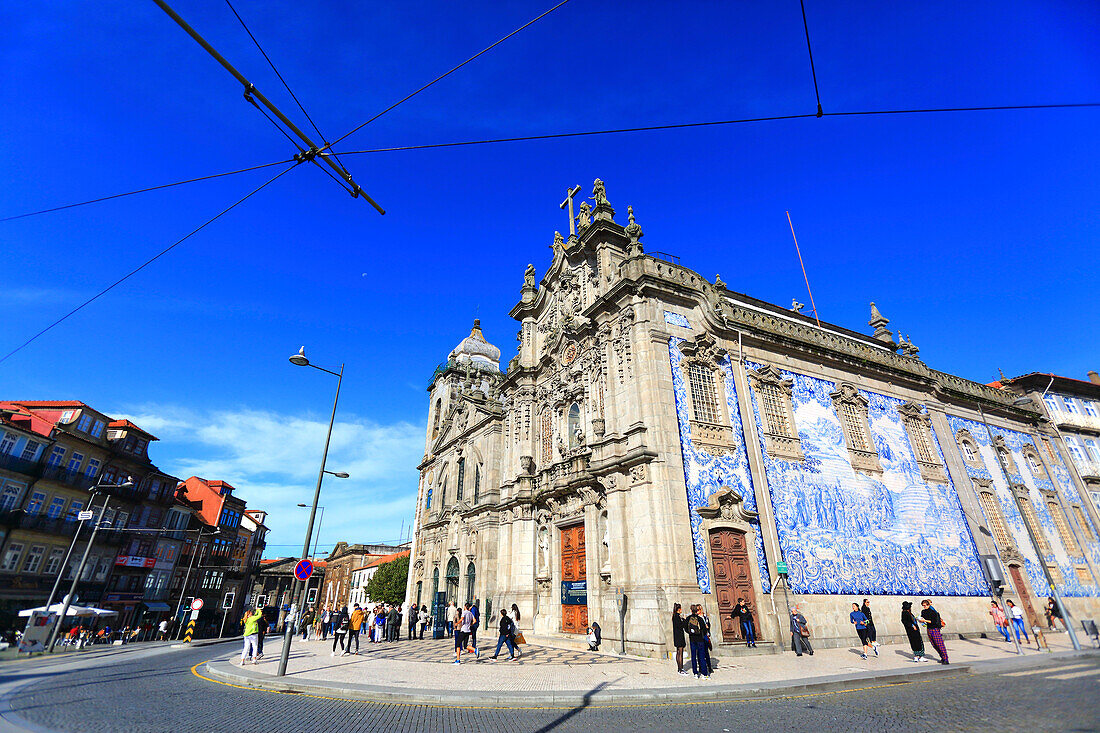 Europa,Portugal,Porto. Kirche von Terceiros do Carmo