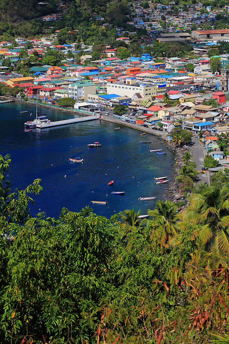 Englisch Westindien, St. Lucia. Soufriere