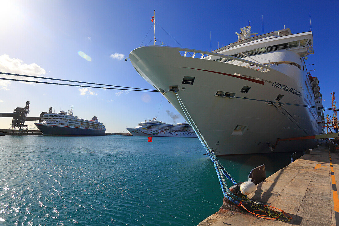 Barbados,Carnival Fascination im Hafen von Bridgetown