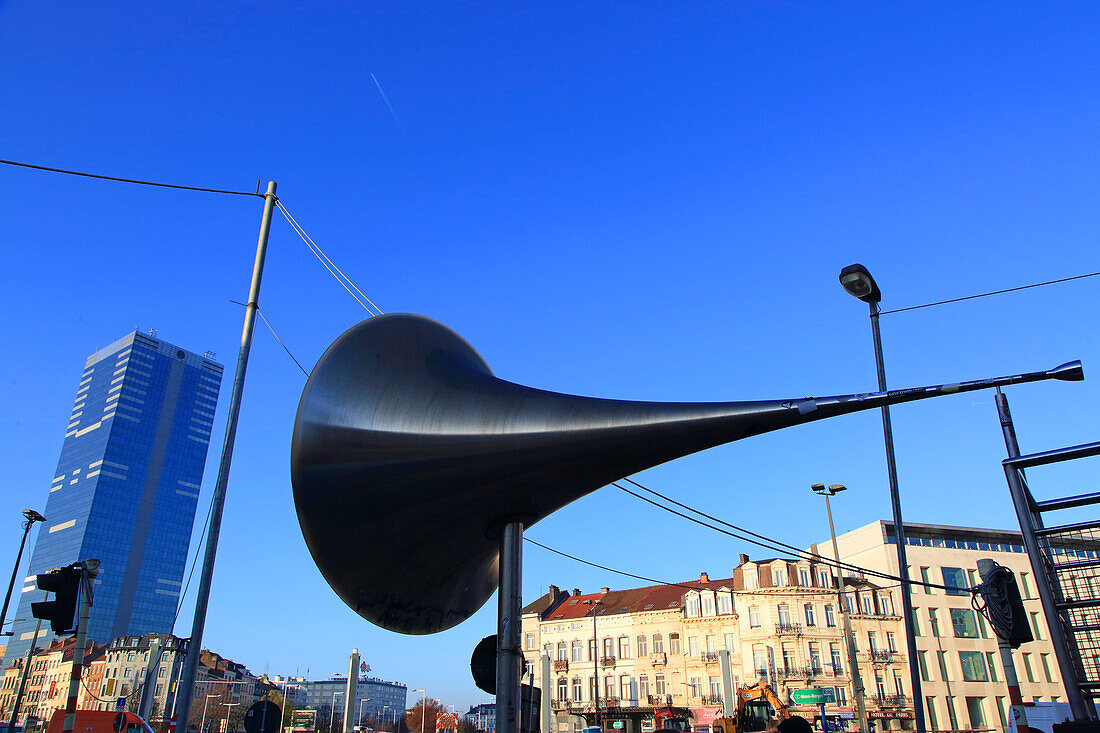 Europa,Belgien,Brüssel. Pasionara-Statue