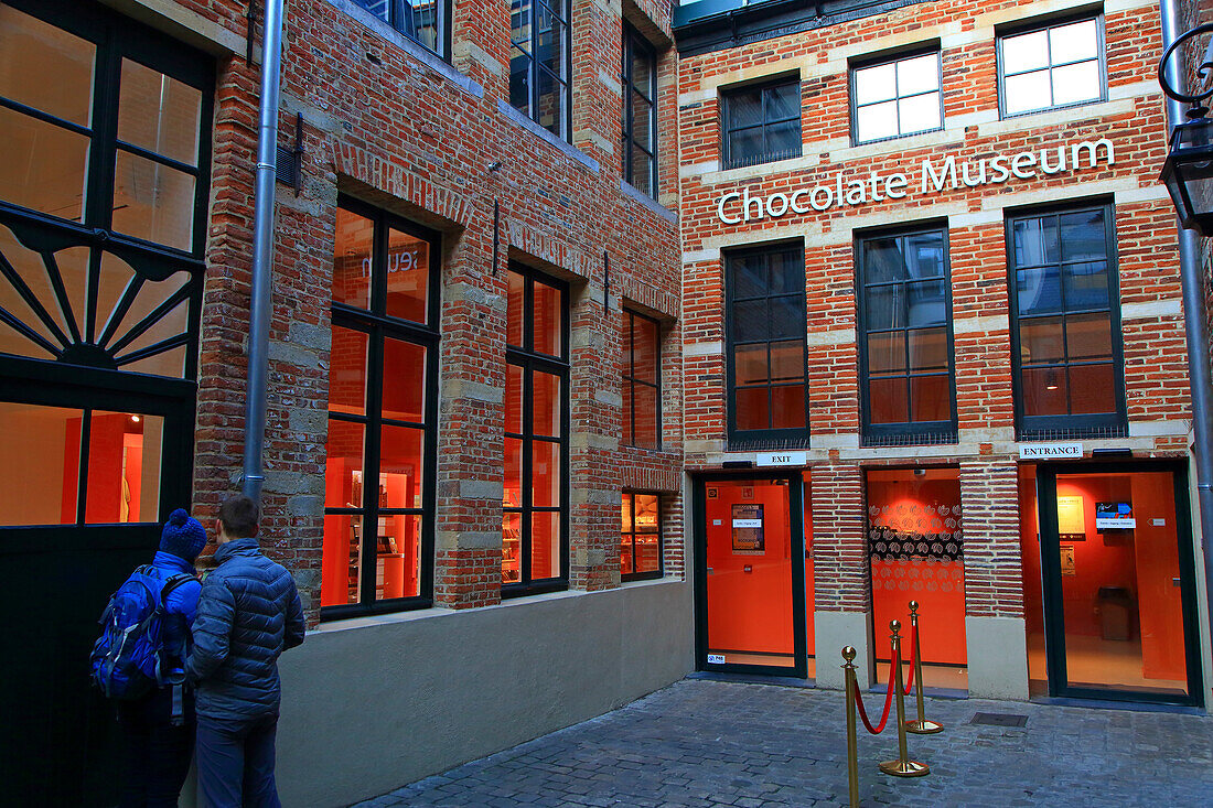 Europe,Belgium,Brussels. Chocolate museum