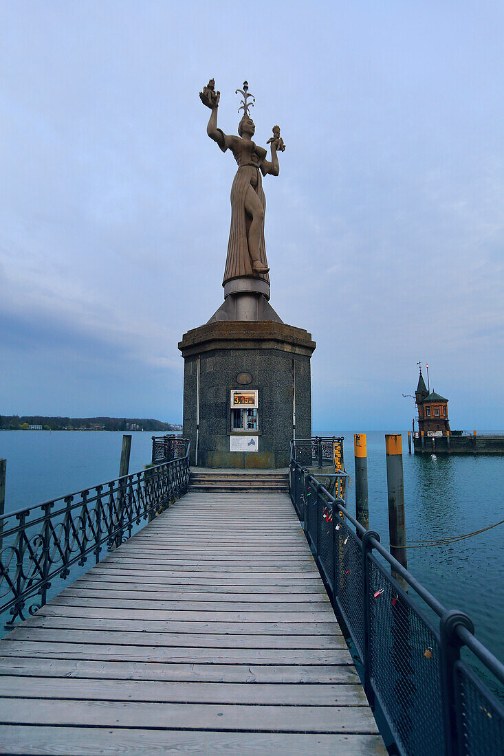 Europa,Deutschland,Baden-Württemberg,Konstanzer Statue Imperia