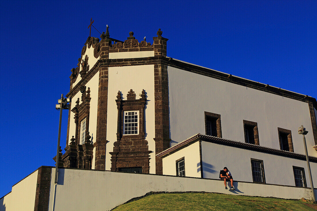 Insel Sao Miguel, Azoren, Portugal. Ponta Delgada. Kirche von São Pedro