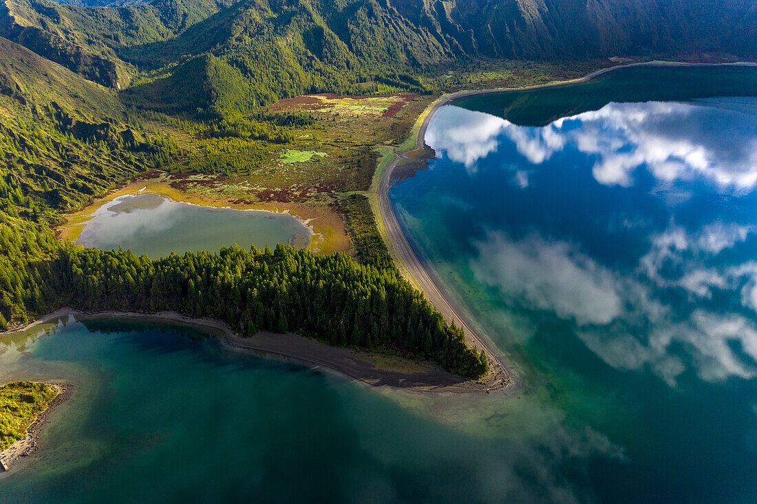 Insel Sao Miguel, Azoren, Portugal. Lagoa do Fogo