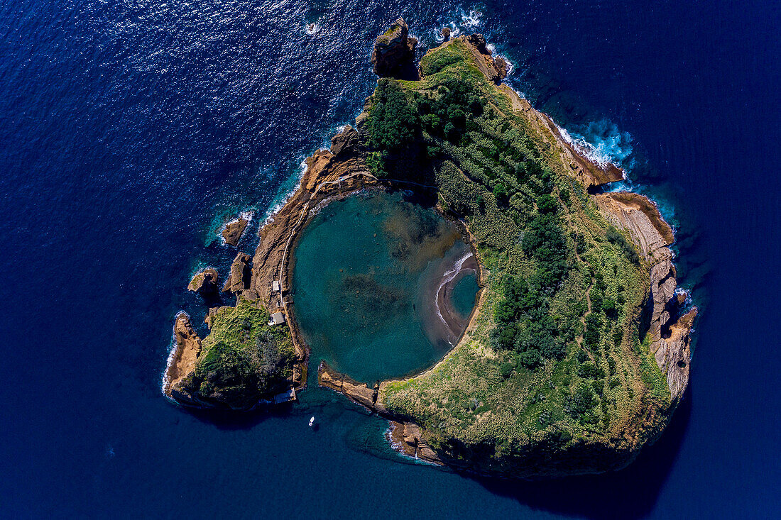 Insel Sao Miguel, Azoren, Portugal. Vila Franca do Campo Insel